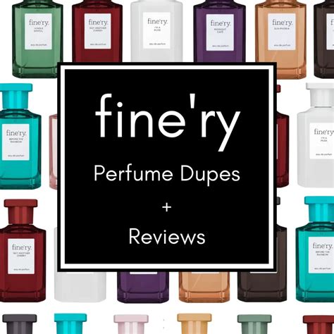 fine perfumery dupe list.